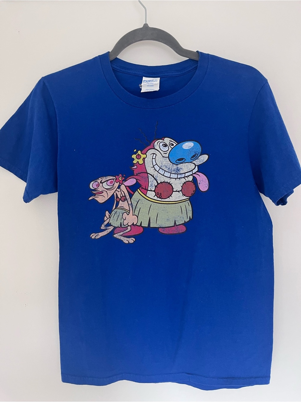 Nickelodeon Ren  and Stimpy Logo Crewneck Tee